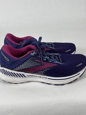 Brooks, Adrenaline GTS, 22, Purple/Pink, Size 10 Women's, Athletic/Run Shoes